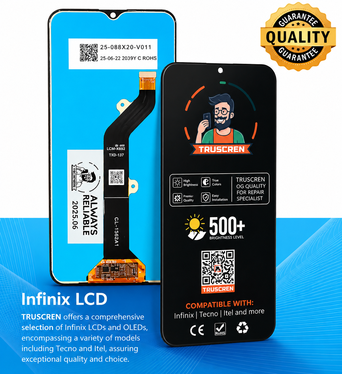 TRUSCREN Infinix LCD screens