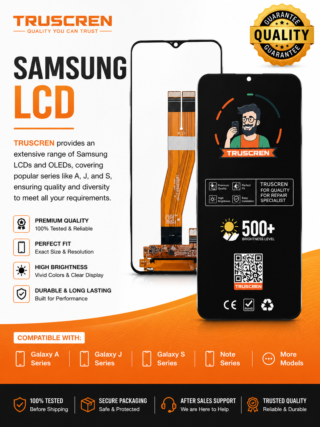 TRUSCREN Samsung LCD screens